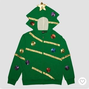 Ugly Christmas Tree Hoodie Size Small. Fits like a M/L